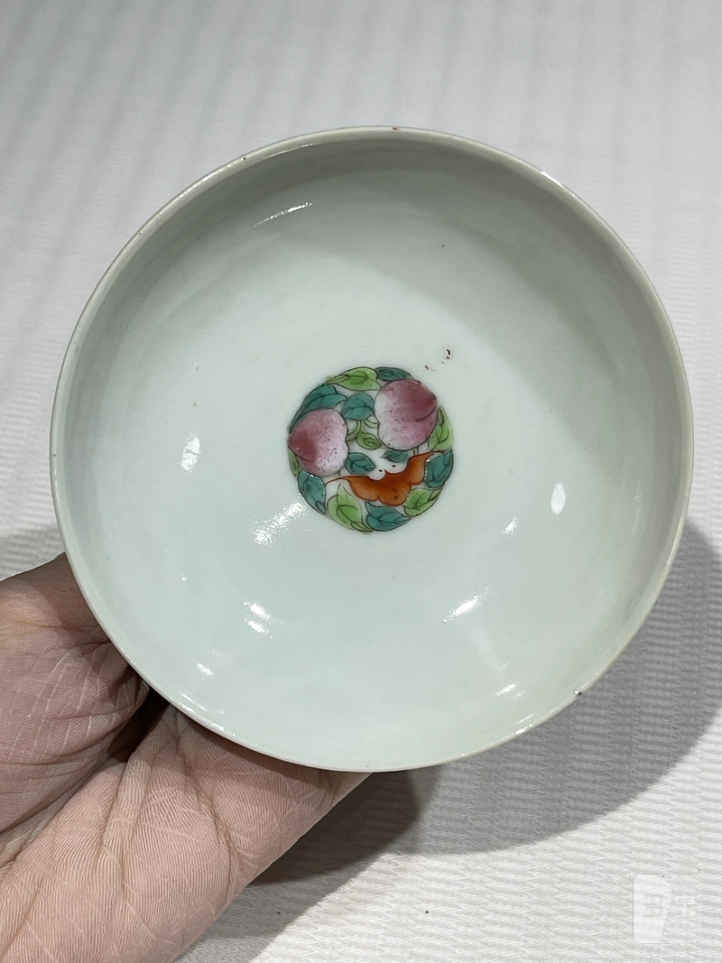 清代 粉彩杯、碗一组十三件 - 图9